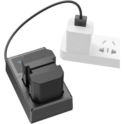 SmallRig NP-FZ100 Kit with 2 Batteries and 2-Bay USB Charger