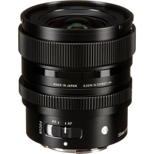 Sigma 20mm f/2 DG DN Contemporary Lens for Sony