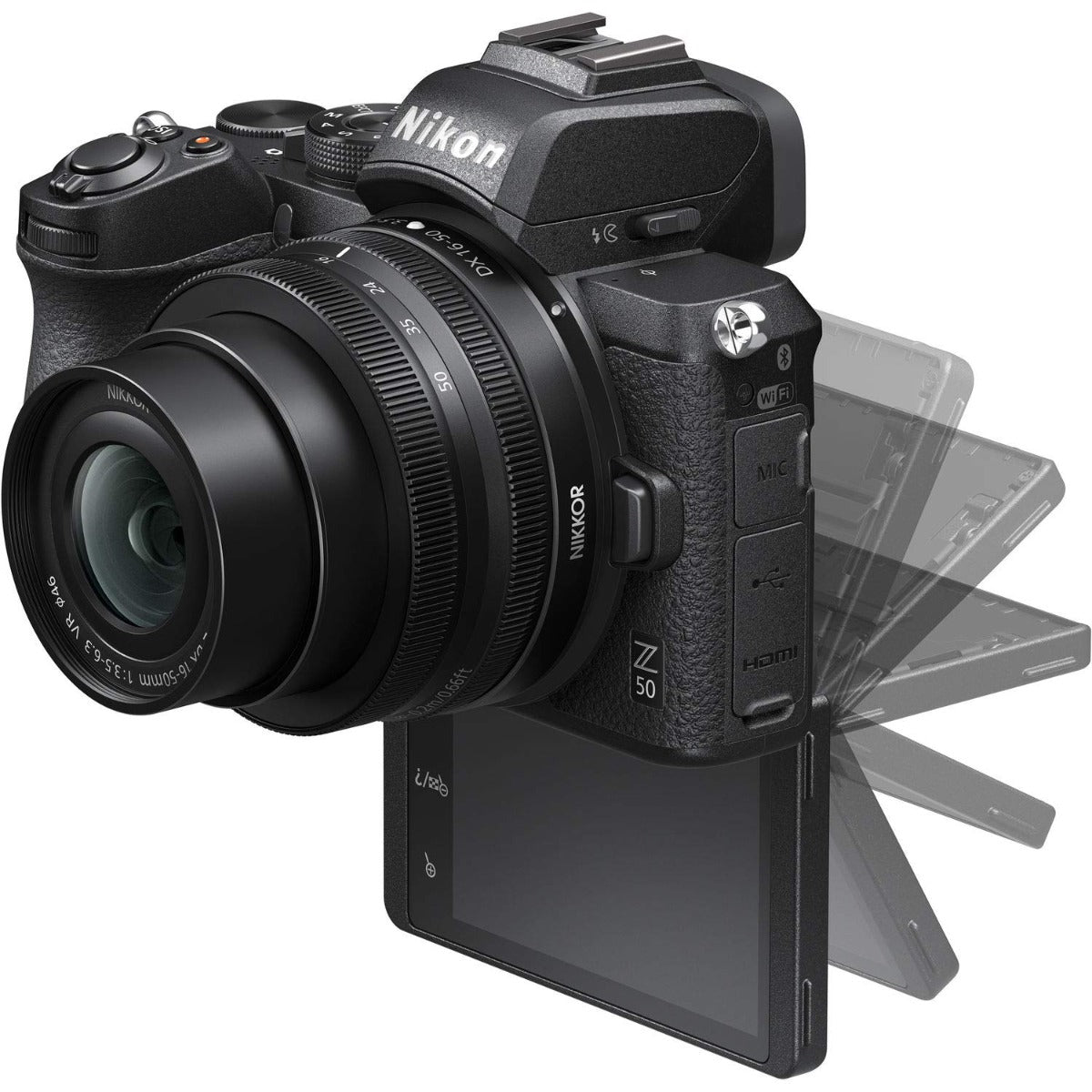 Nikon Z50 Mirrorless Camera with 16-50mm Lens - PixelMax