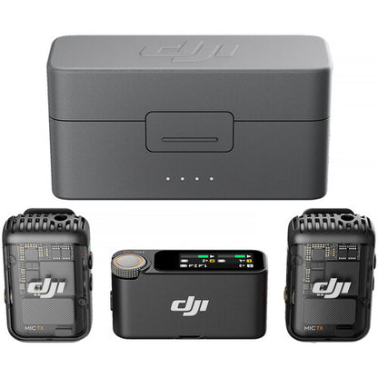 DJI Mic 2 Wireless Microphone Kit (2 TX + 1 RX + Charging Case)