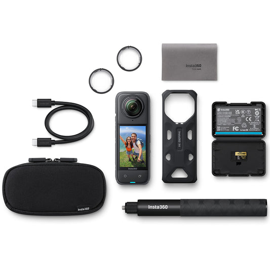 Insta360 X4 360° 8K Camera Adventure Bundle