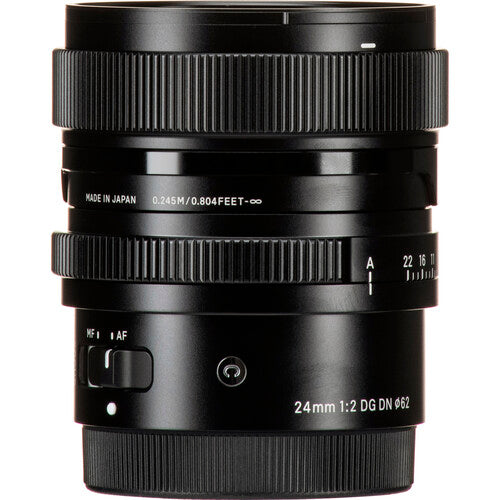 Sigma 24mm f/2 DG DN Contemporary Lens for Sony