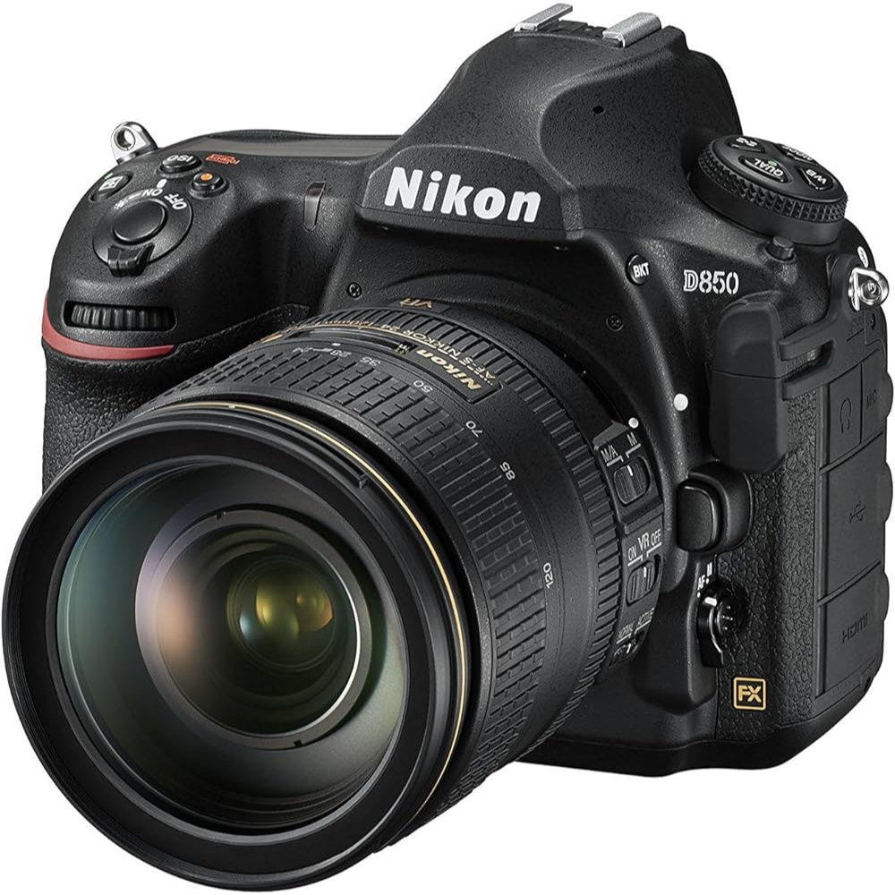Nikon D850 Camera with AF-S 24-120mm f4 G ED VR Lens Kit - PixelMax